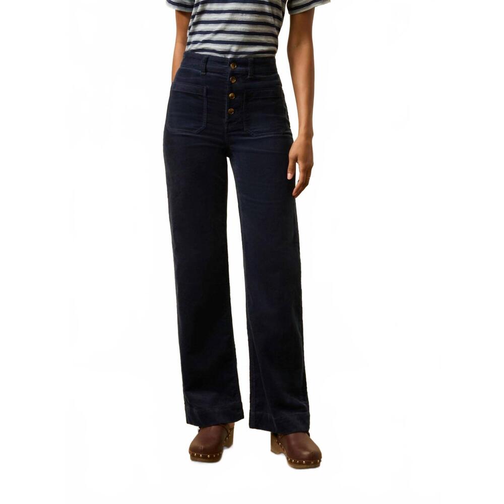 NEW STYLISH IN THE SADDLE stretch terry cord patch pocket pant in abyss navy